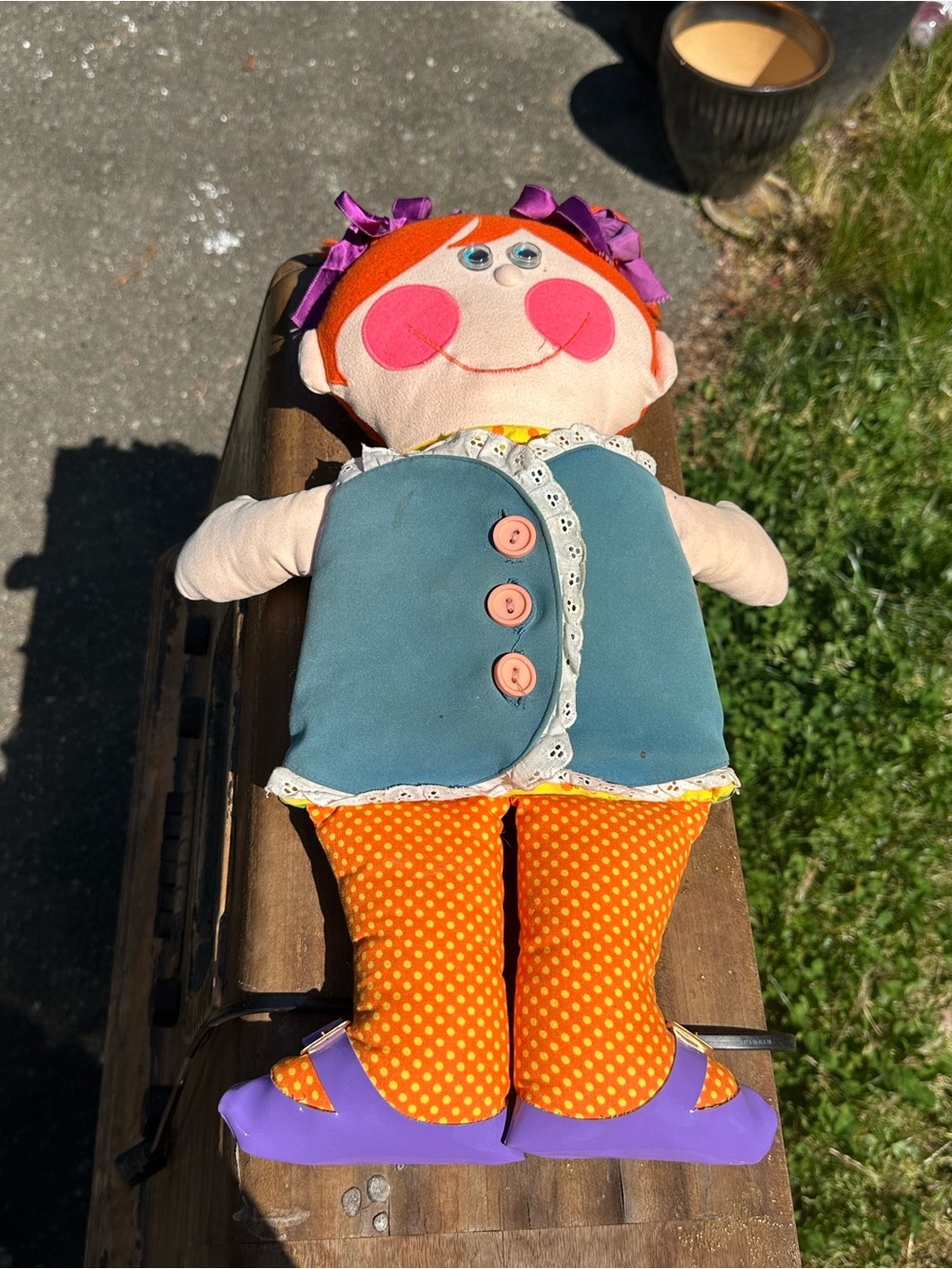 Vintage Playskool Dressy Bessy Teaching Doll 1970 Hong Kong